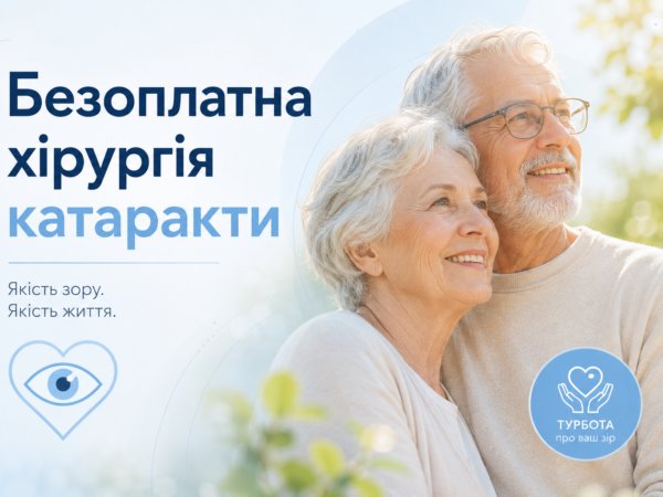Безоплатне лікування катаракти: відповідаємо на найпоширеніші запитання